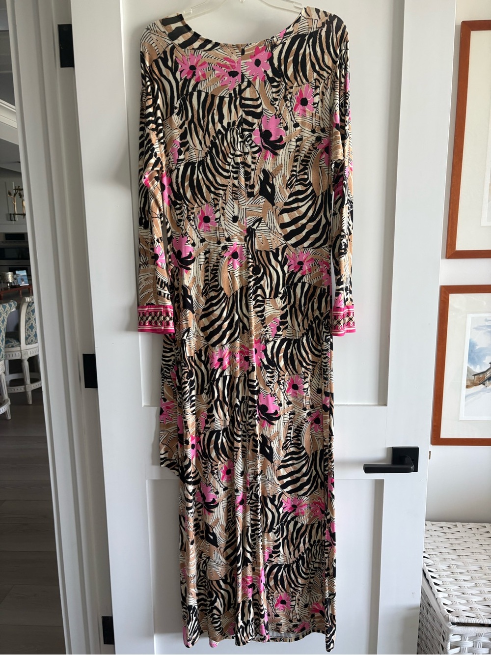 Lilly Pulitzer Multicolor Animal Print dress with Pink Accent Size Medium - Picture 7 of 12